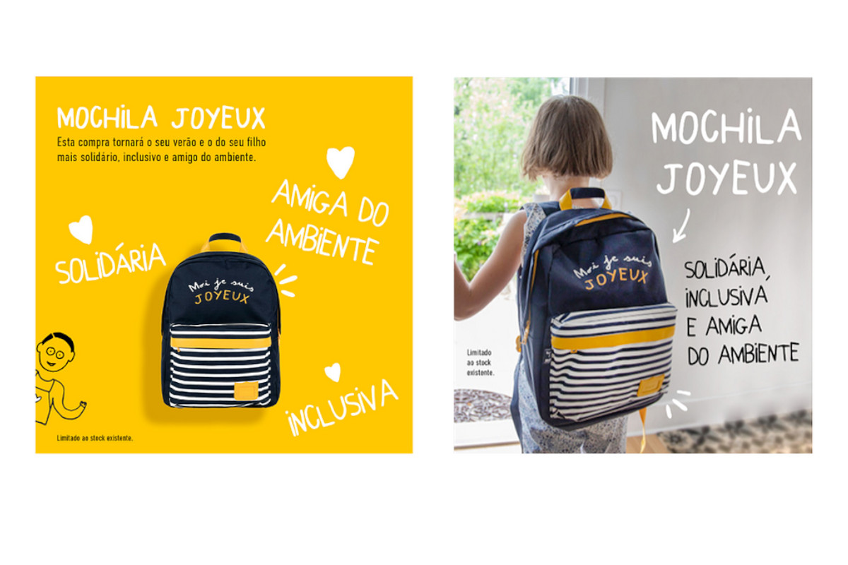 Café Joyeux lança mochila solidária e amiga do ambiente