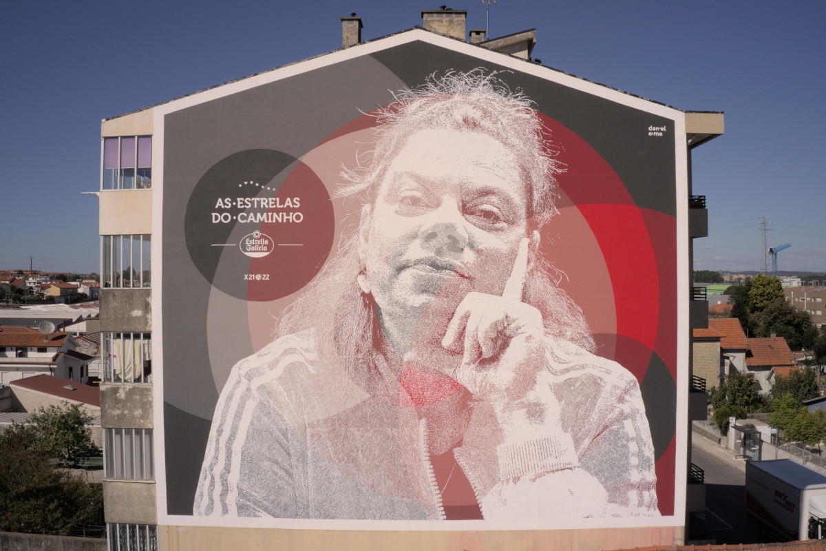 Rapper Capicua homenageada com mural em Matosinhos