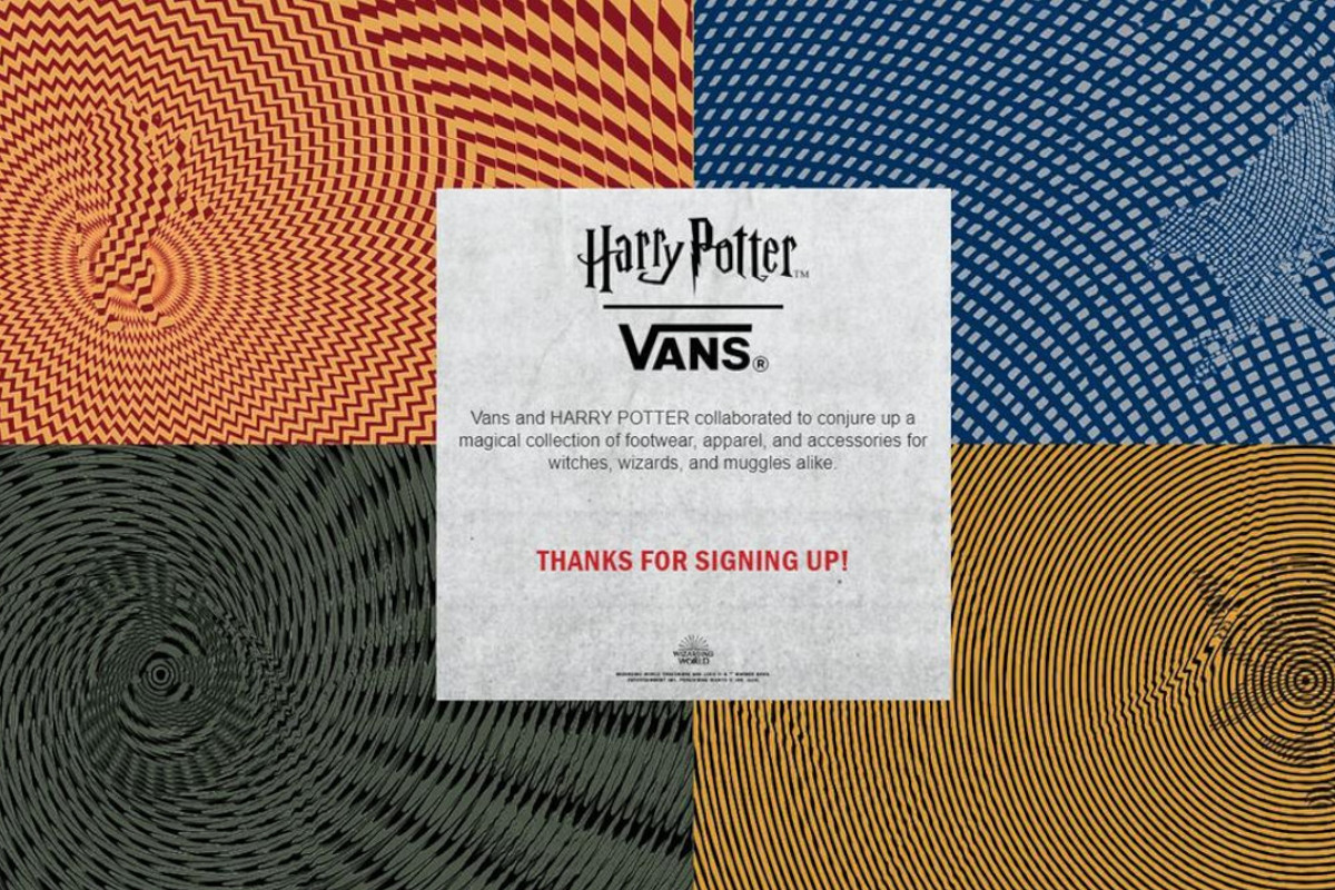 Harry Potter inspira a Vans