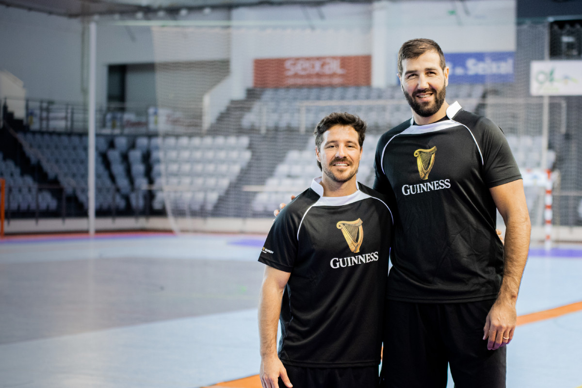 Guinness e lendas do rugby português organizam jogo solidário