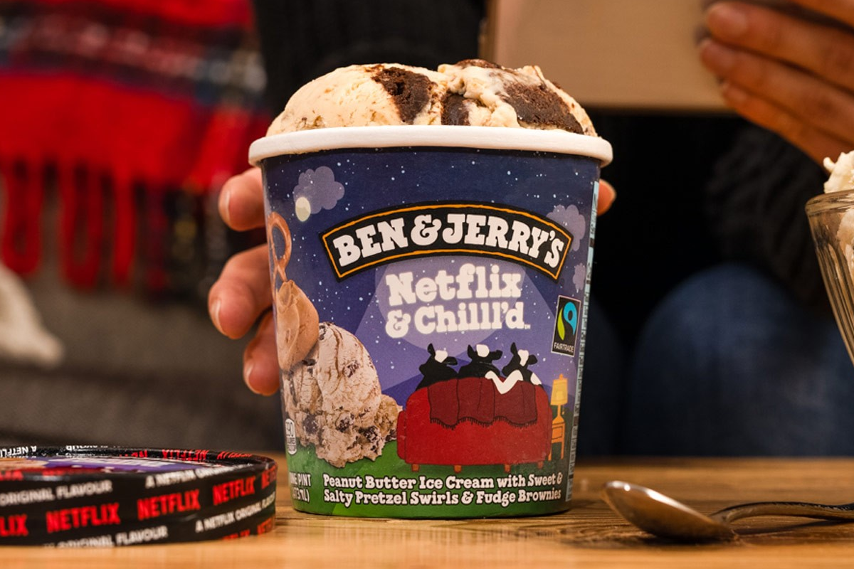 Netflix e Ben &amp; Jerry’s lançam novo sabor 