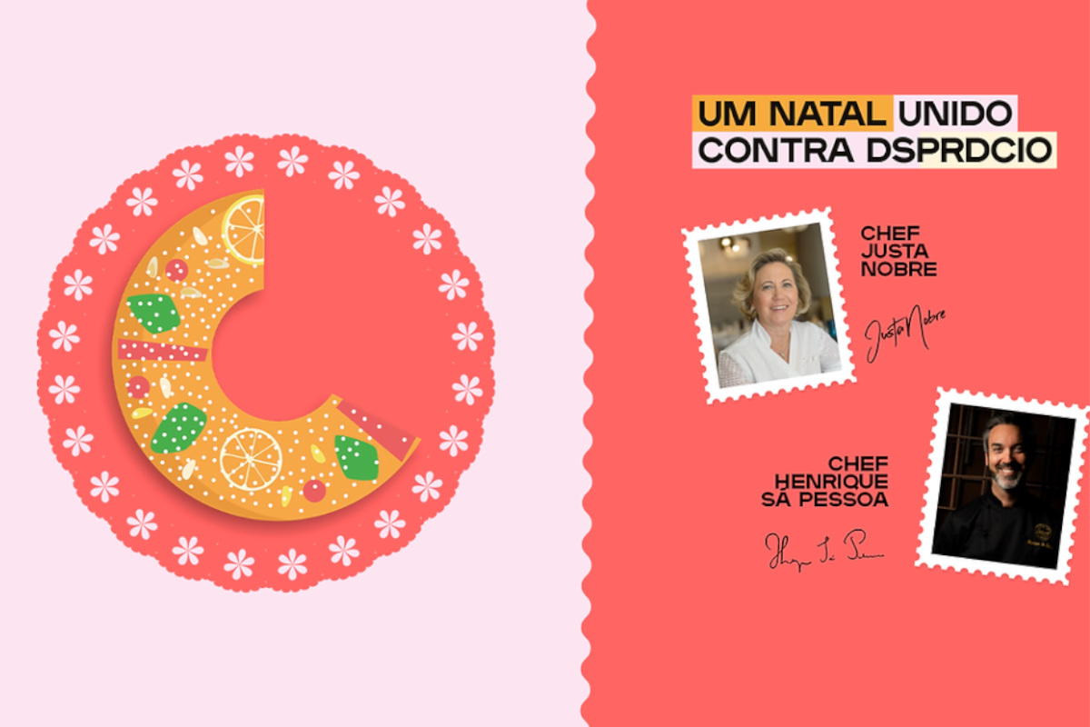 Henrique Sá Pessoa e Justa Nobre unem-se por um Natal sem desperdício