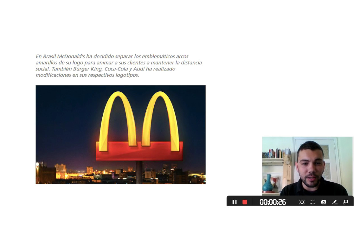 McDonald&#39;s afasta aros do seu logo
