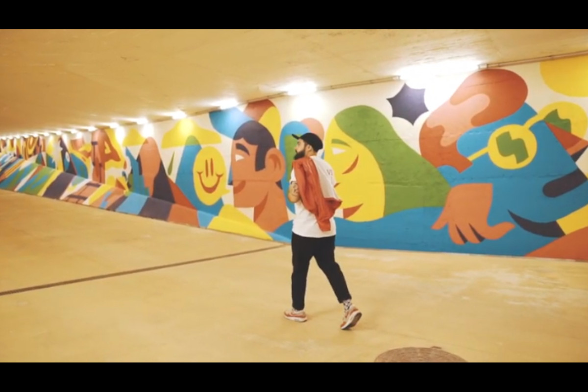 “Sagres Beach Way” tem mural de AkaCorleone