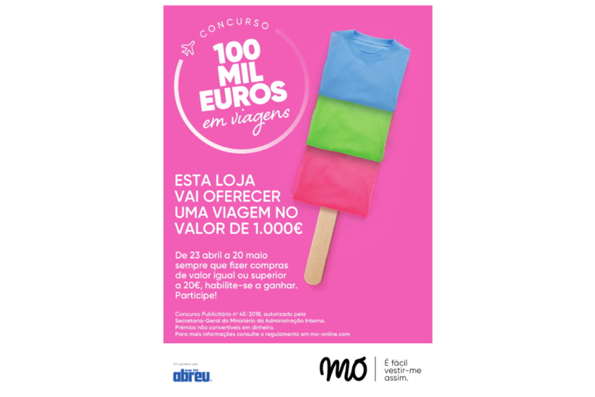MO vai sortear 100 mil euros em viagens nas suas lojas
