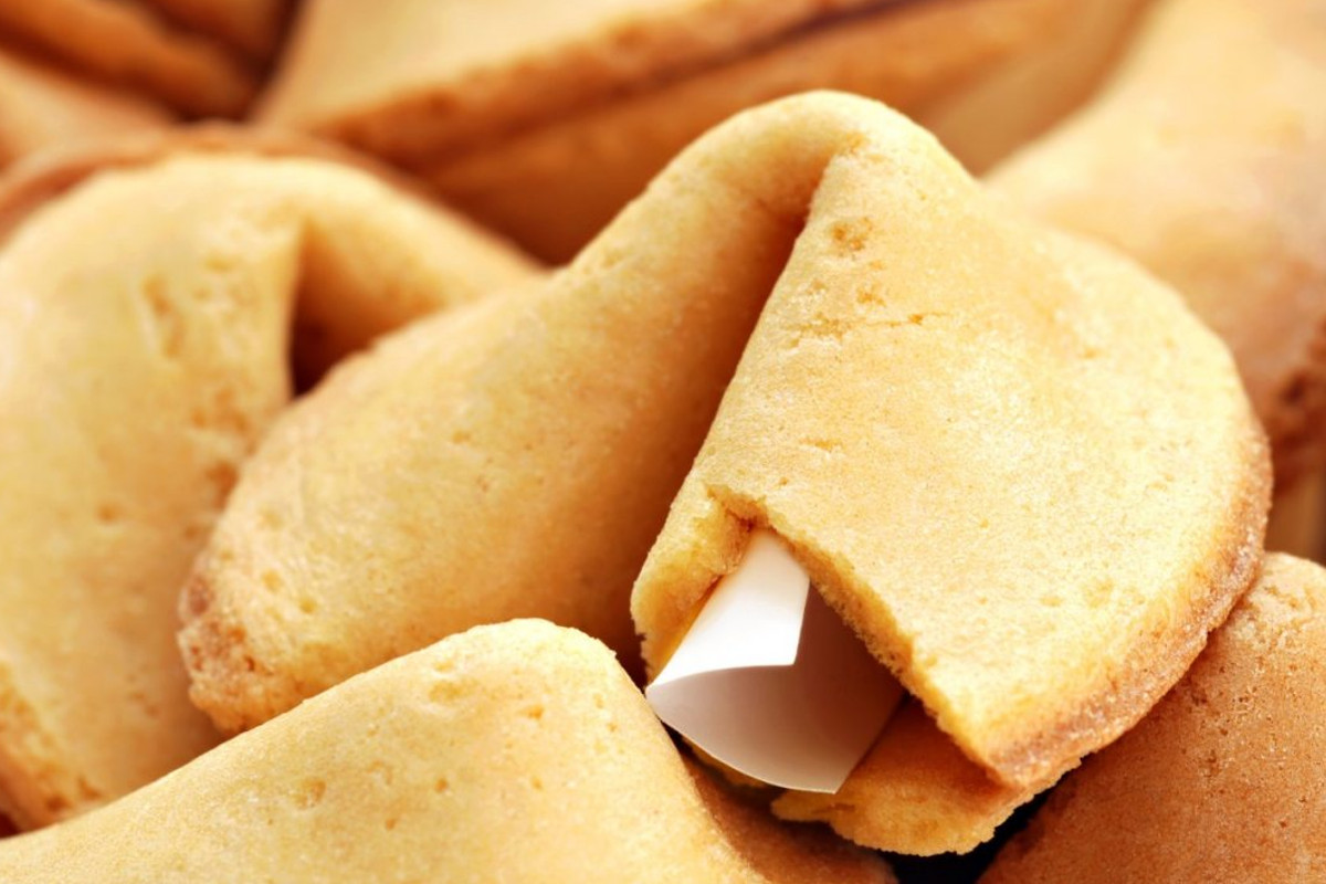 Biscoitos da sorte que contêm publicidade? 