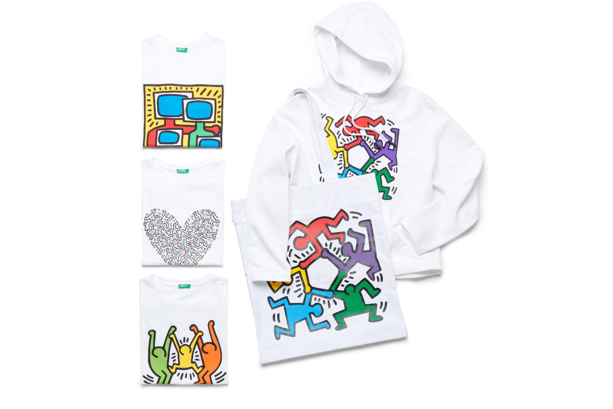 A homenagem da Benetton a Keith Haring