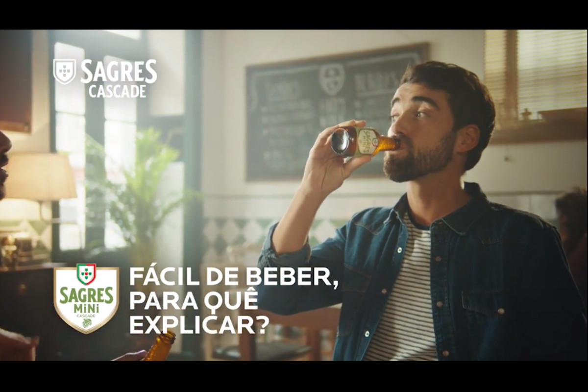 Sagres comunica nova cerveja Cascade