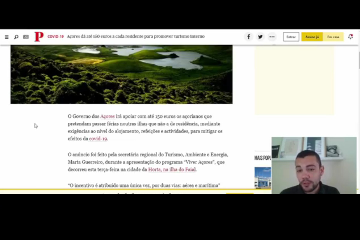 Açores dá até 150 euros a cada residente para promover turismo interno