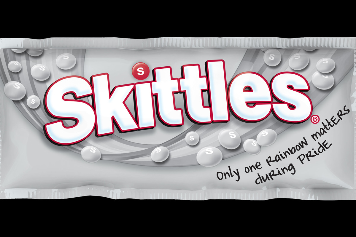 Os Skittles perderam a cor