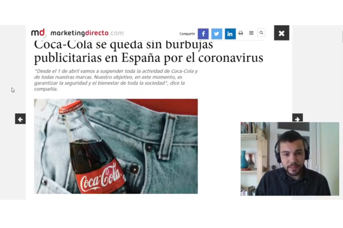 Coca-Cola vai parar com toda a atividade publicitária em Espanha