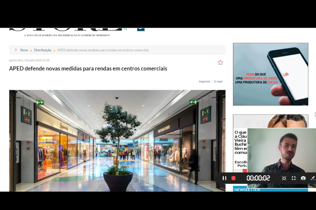 APED defende novas medidas para rendas em centros comerciais