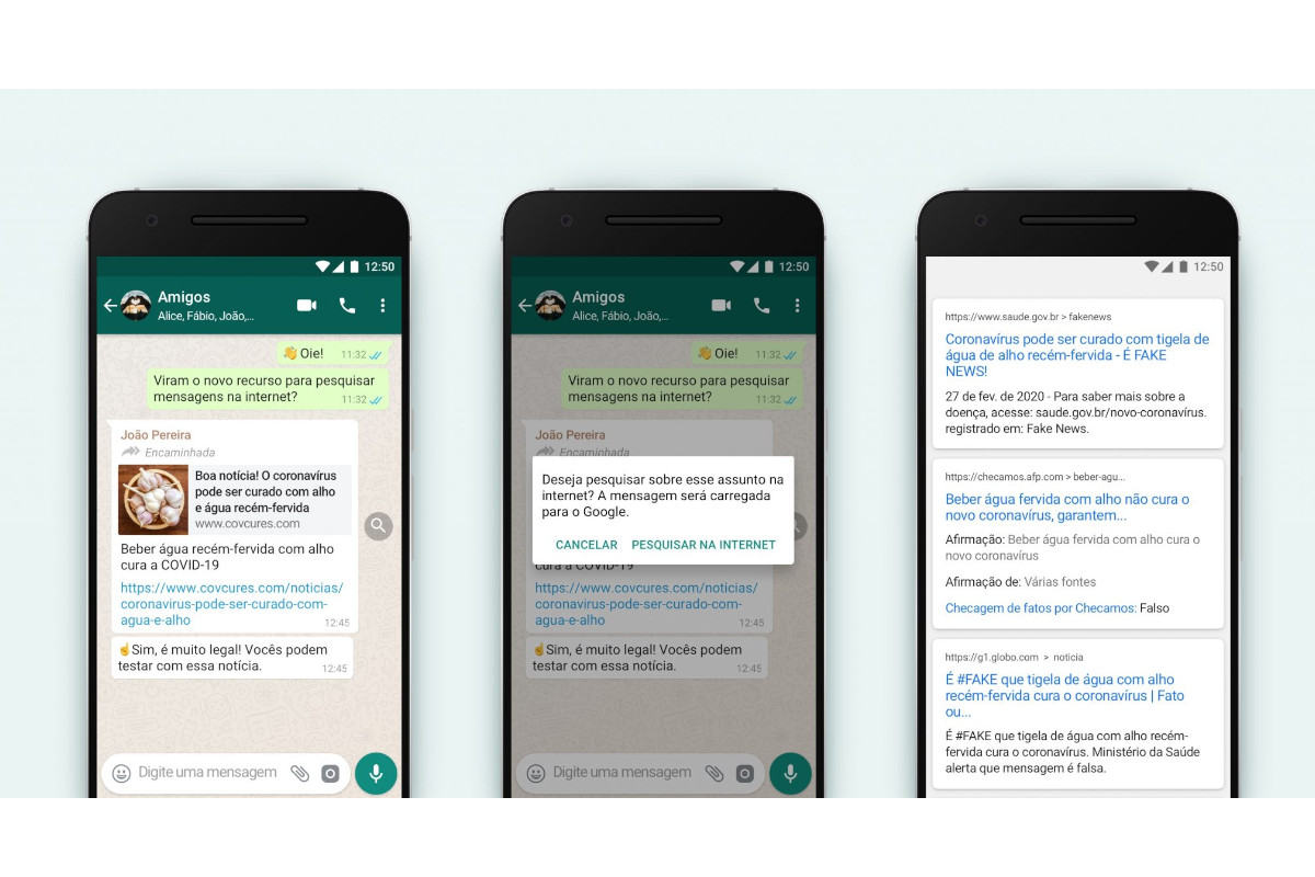 WhatsApp lança ferramenta que verifica veracidade das mensagens