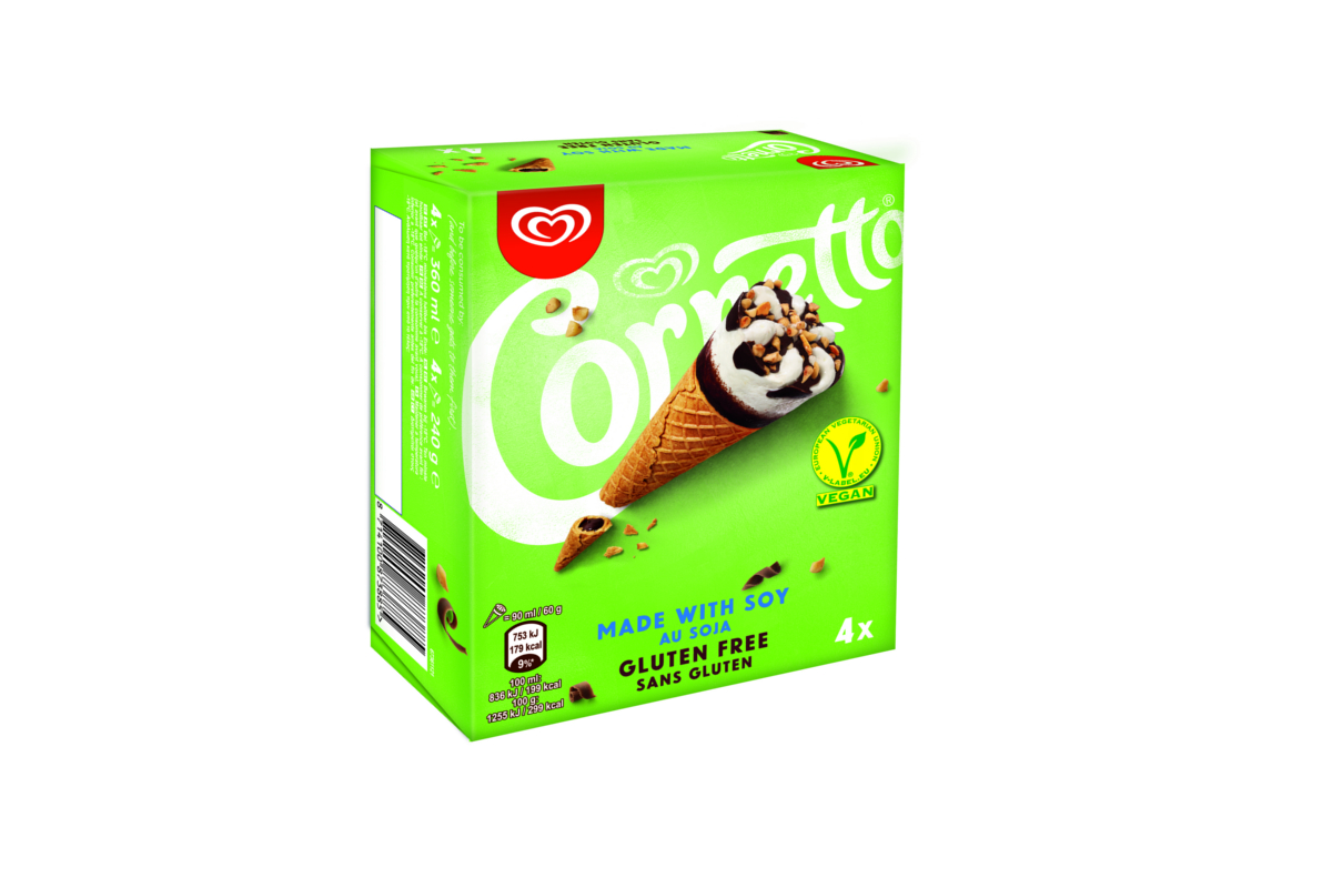 Olá lança Cornetto Vegan