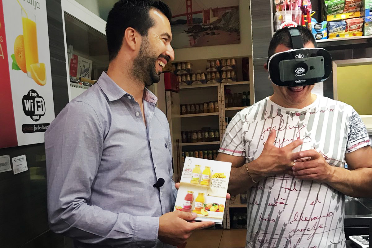 Compal Summo através de realidade virtual?