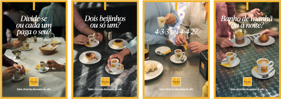 Nicola assume-se como o “sabor oficial das discussões de café” em nova campanha