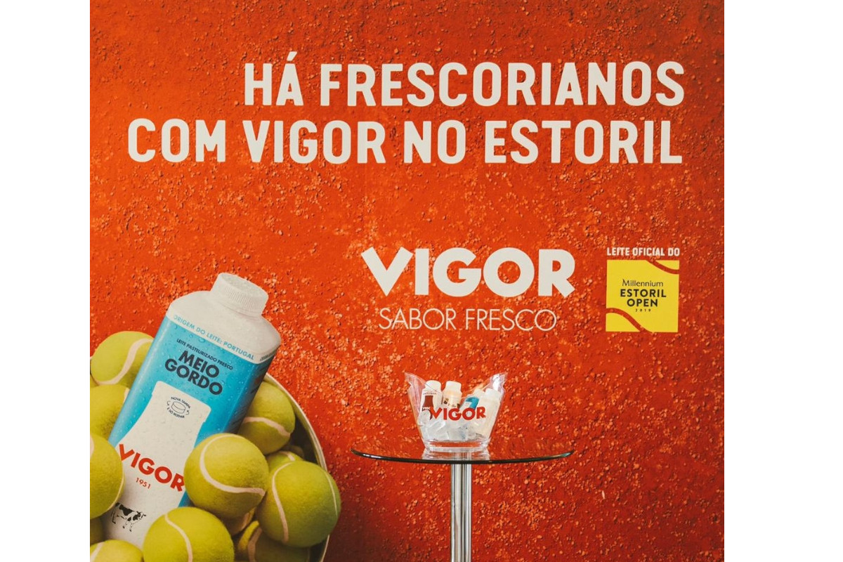Vigor é o leite oficial do Millenium Estoril Open