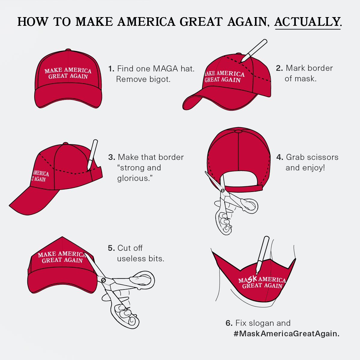 Agência criativa encontra nova e melhor função para bonés de Trump