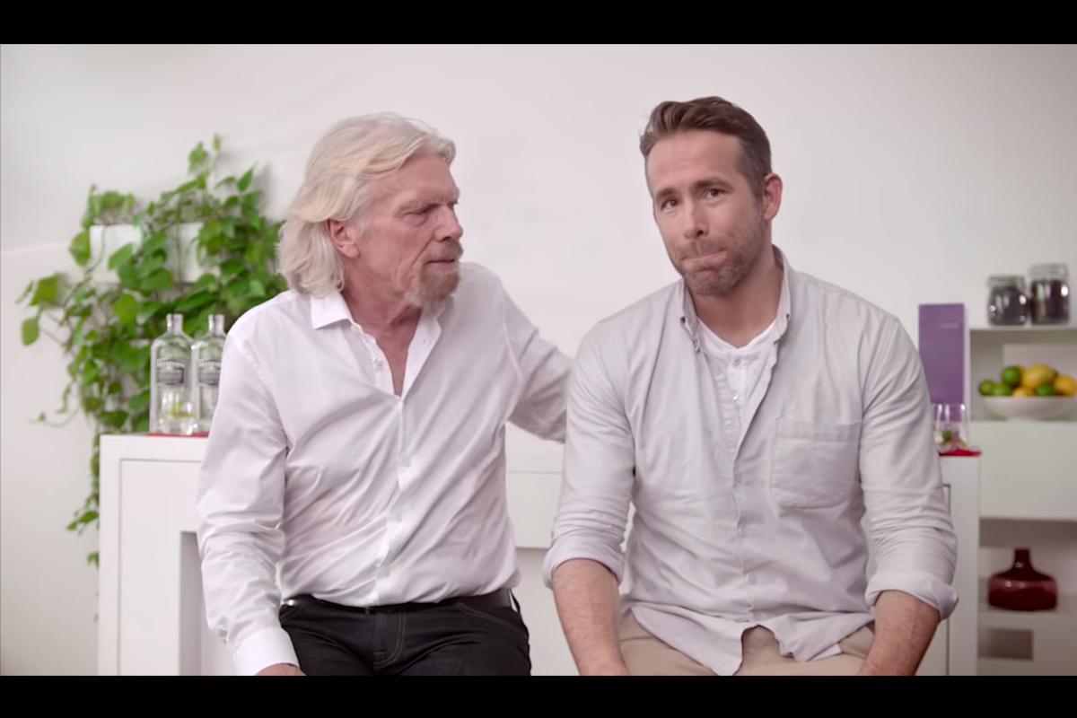 Ryan Reynolds estabelece parceria com a Virgin Atlantic