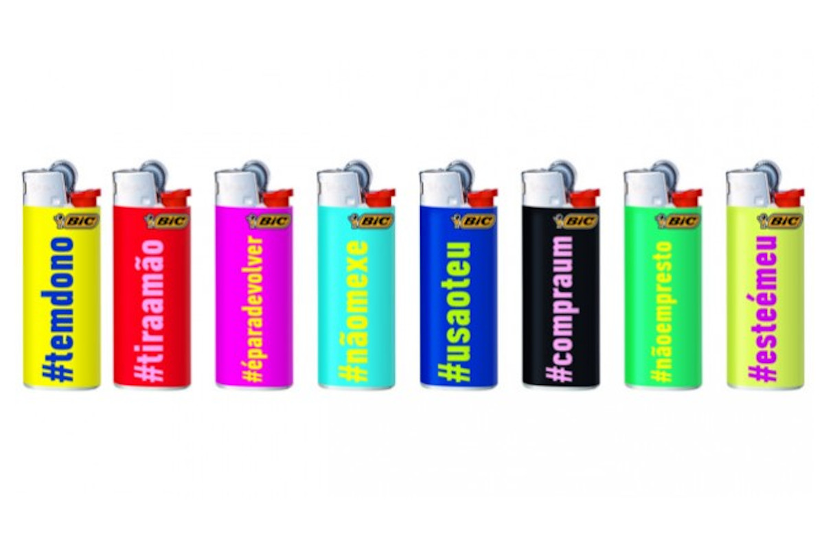 #égiromasémeu – os novos isqueiros da BIC