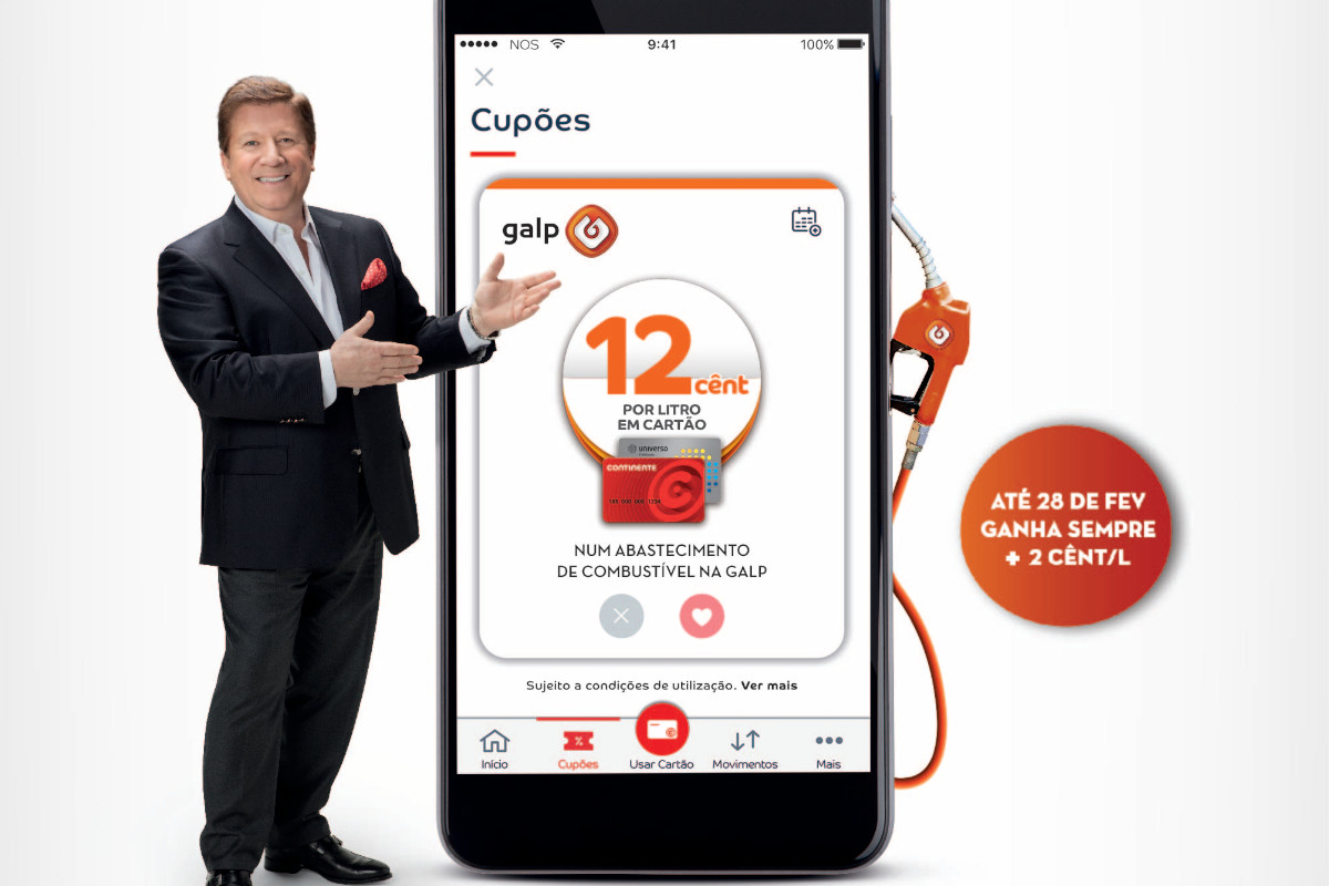 Descontos Galp chegam à app do Cartão Continente