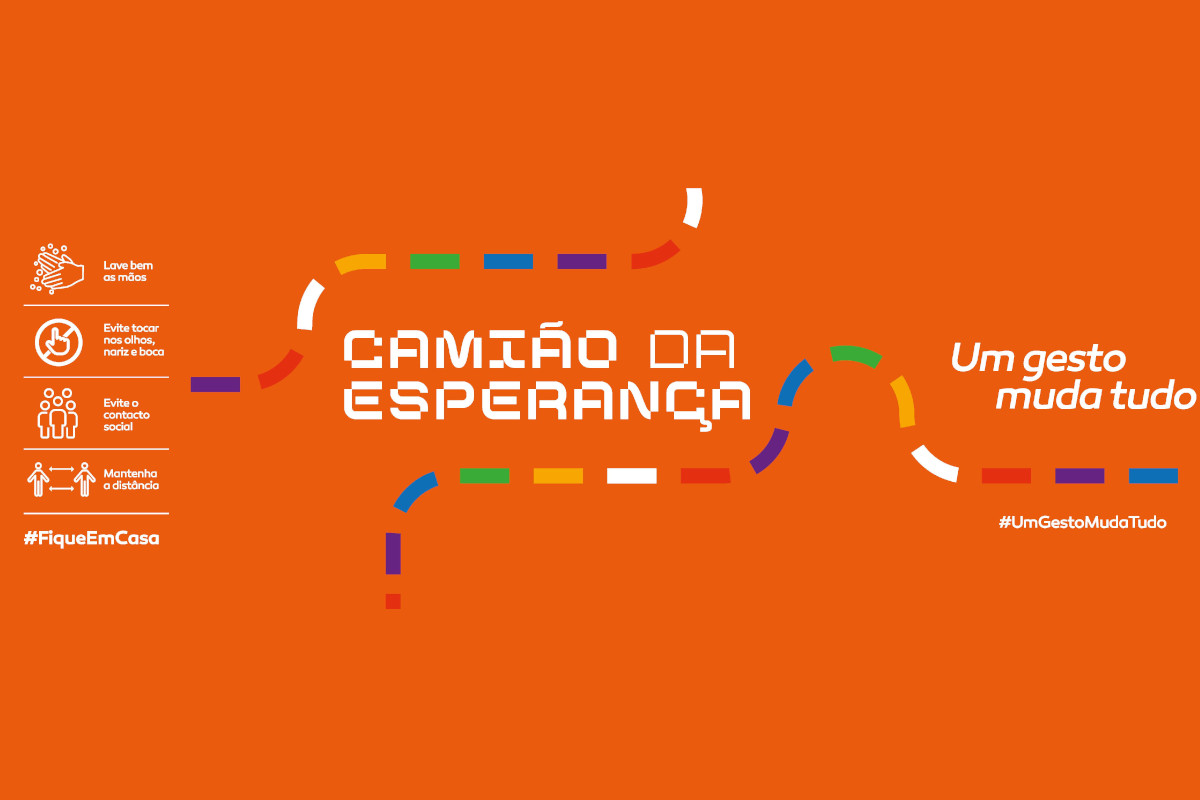 Um camião que leva esperança e testes à COVID-19