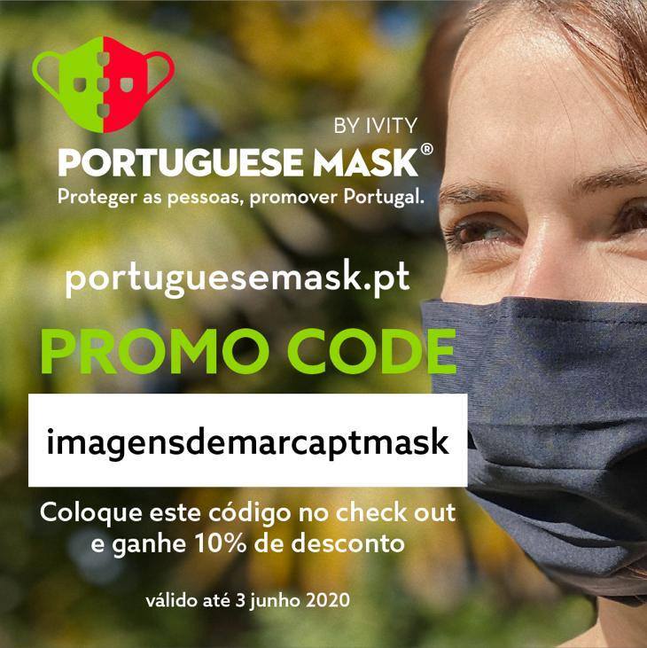 O IM dá-lhe 10% de desconto na compra de máscaras sociais
