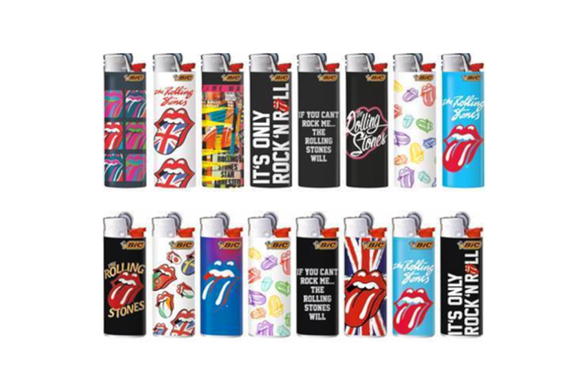 Rolling Stones inspiram novos isqueiros da BIC