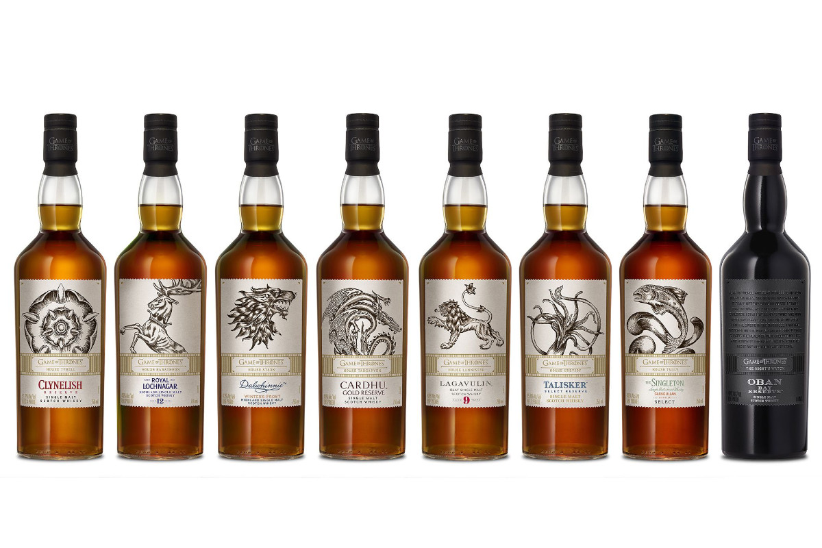 Vêm aí 8 whiskies da Guerra dos Tronos