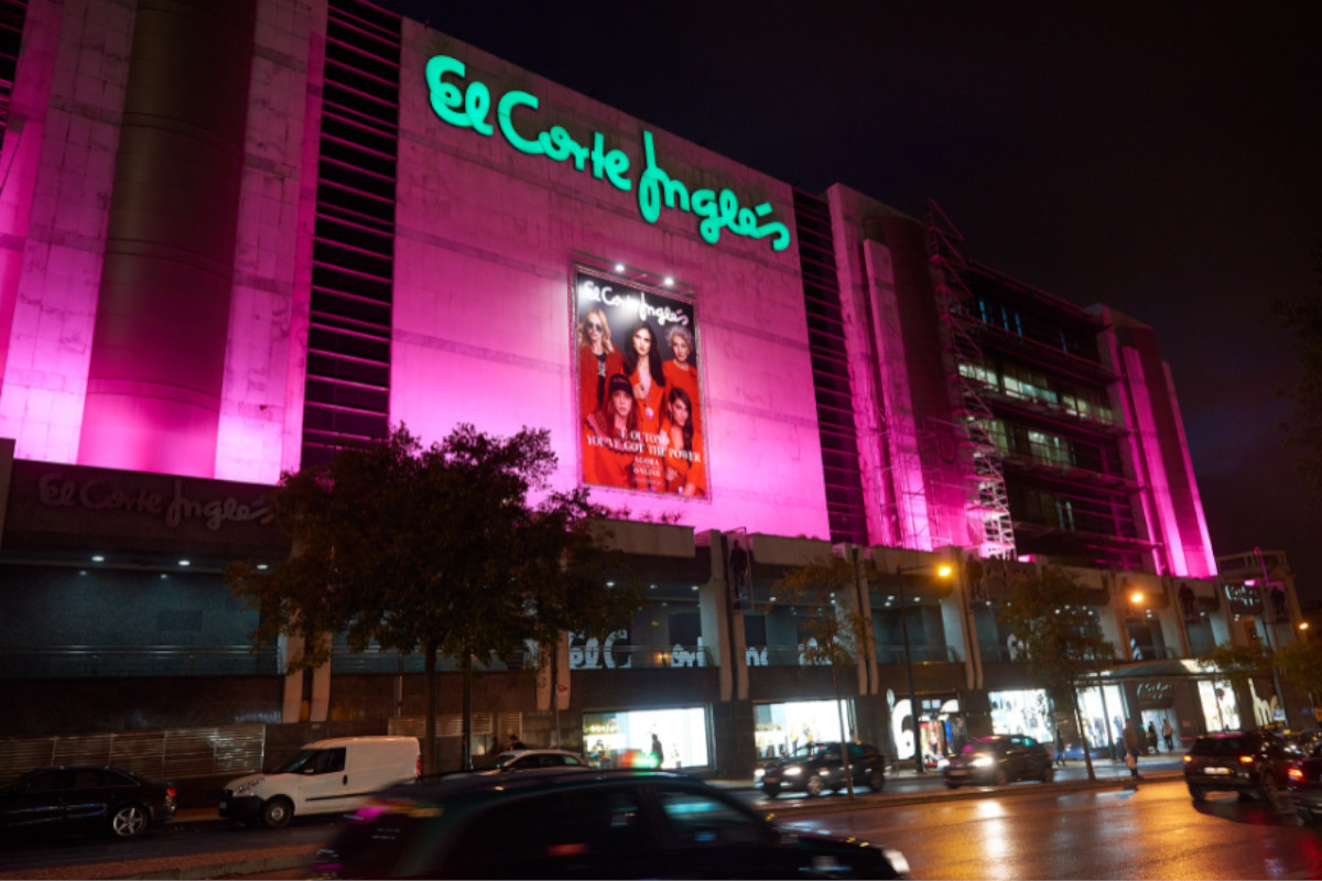 El Corte Inglés veste-se de cor-de-rosa