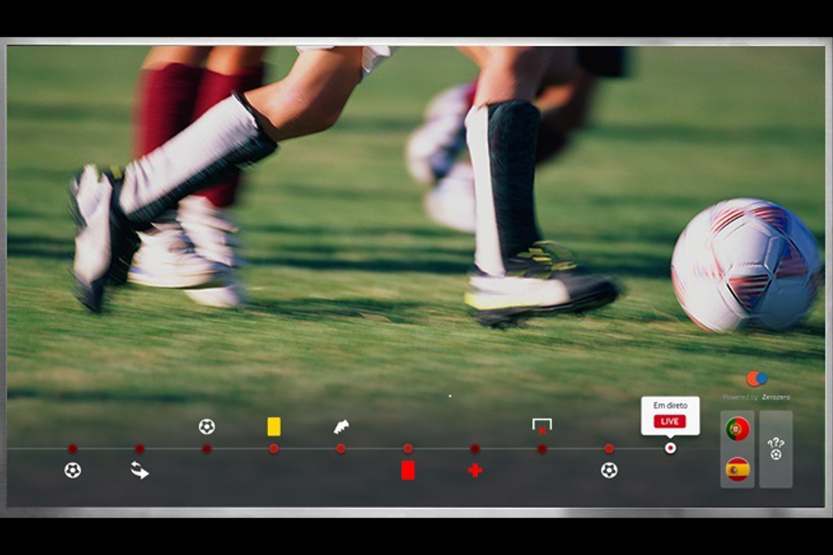 Há uma nova forma de ver jogos de futebol na TV