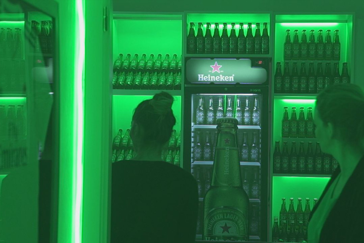 Descemos até à “cave” da Heineken