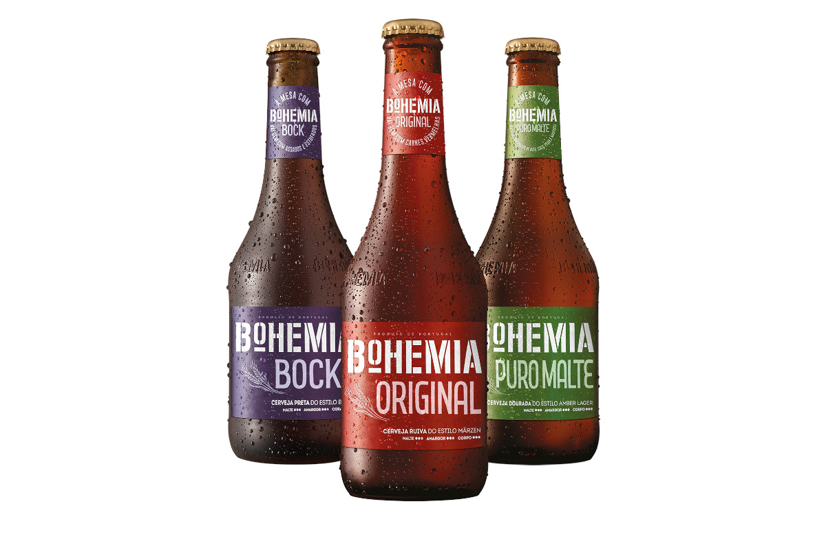 A nova identidade visual da Bohemia
