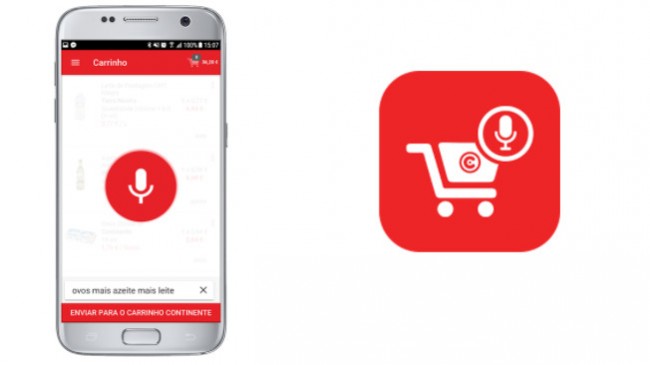 Continente cria app para comprar com voz