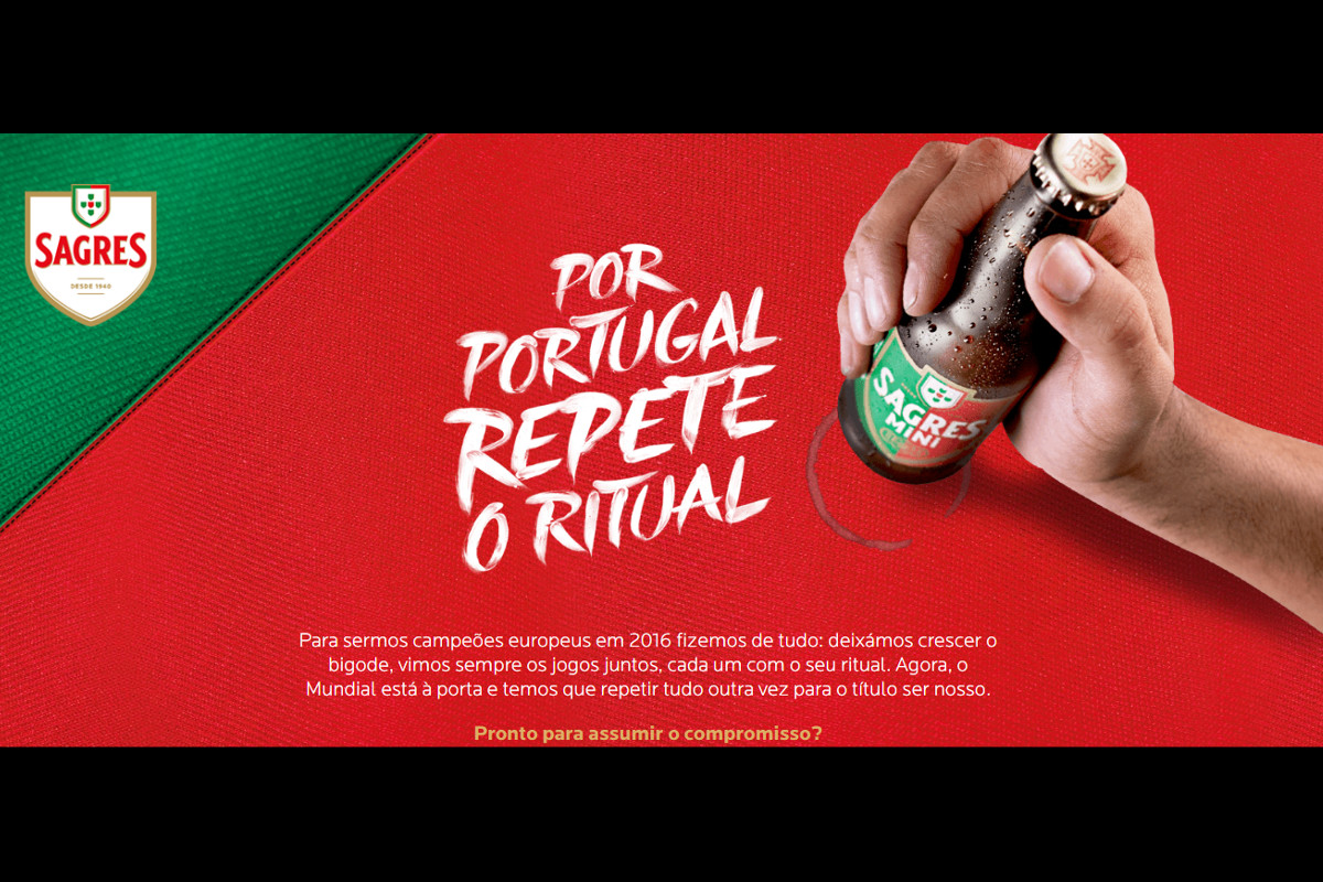 Cerveja Sagres compromete portugueses a Repetir o Ritual