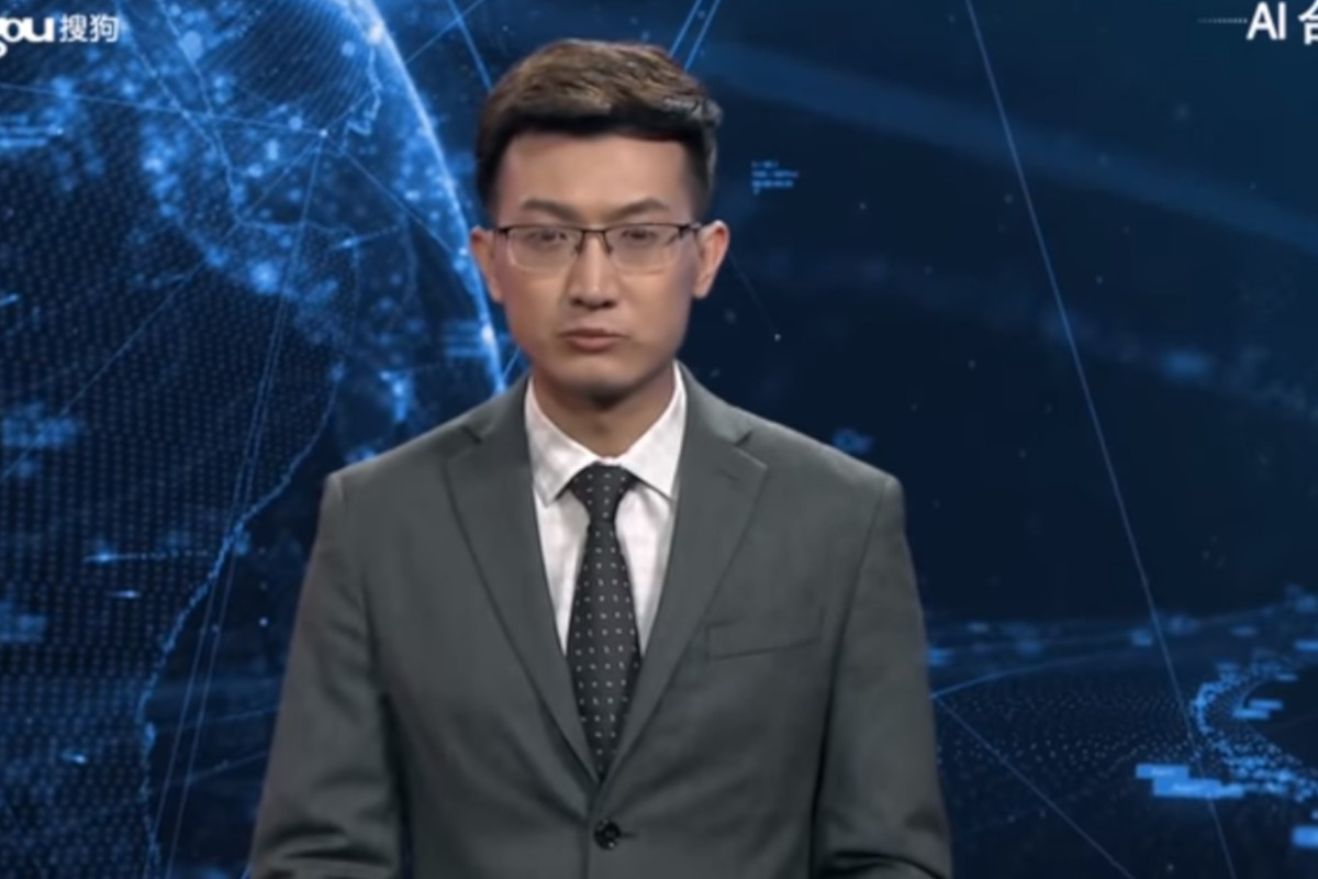 China cria primeiro pivot de telejornal artificial