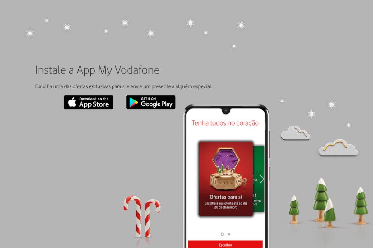 Vodafone oferece comunicações gratuitas neste Natal