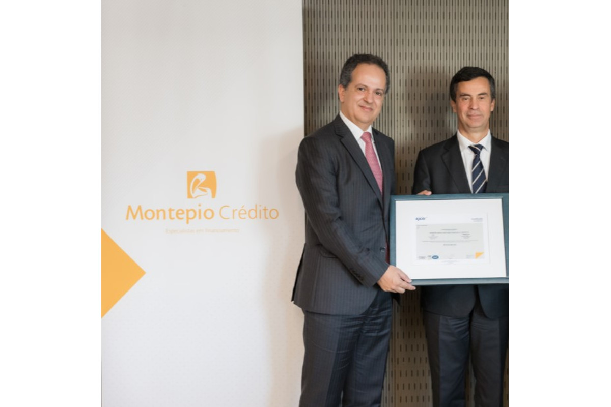 Montepio Crédito recebe certificação ISO 9001