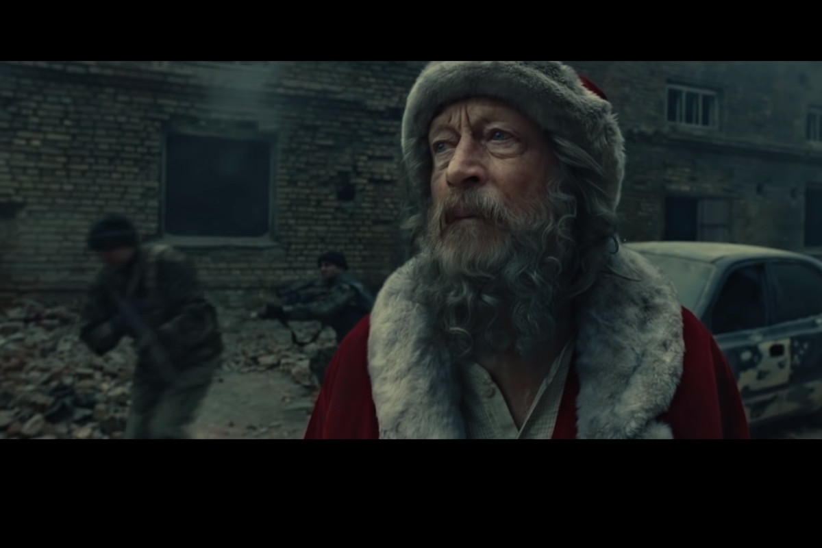 Quando o Pai Natal se depara com uma zona de guerra