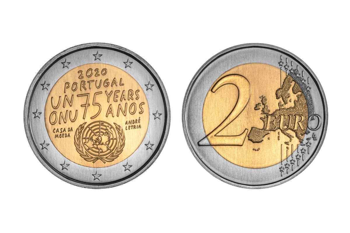 75 anos da ONU numa moeda comemorativa