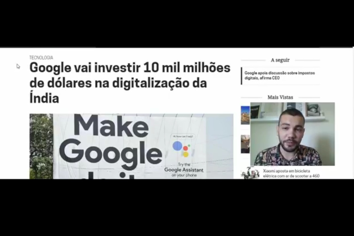 Google vai investir 10 mil milhões de dólares na digitalização da Índia