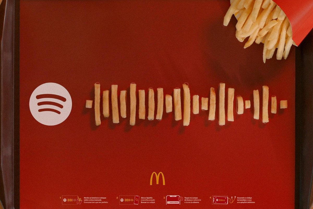 Podem as batatas fritas ser transformadas em música?