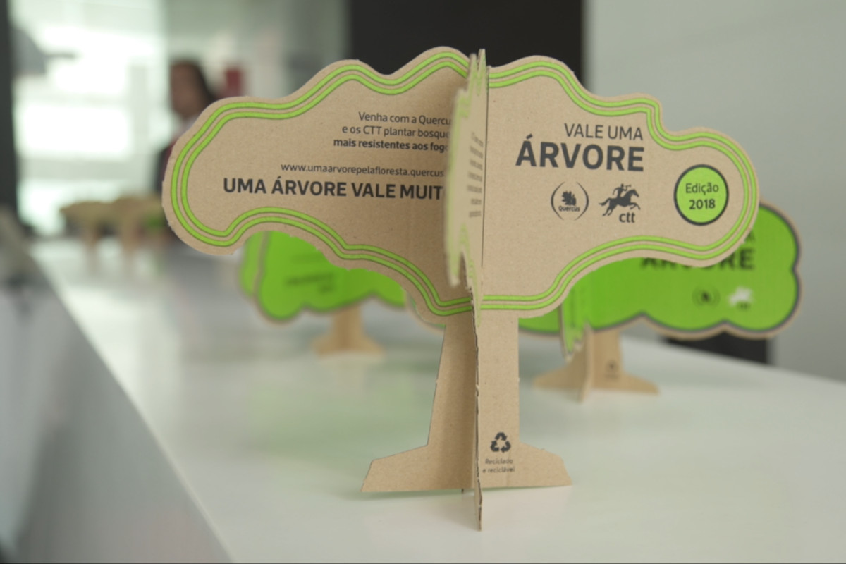 Plantar sobreiros e azinheiras com um kit dos CTT