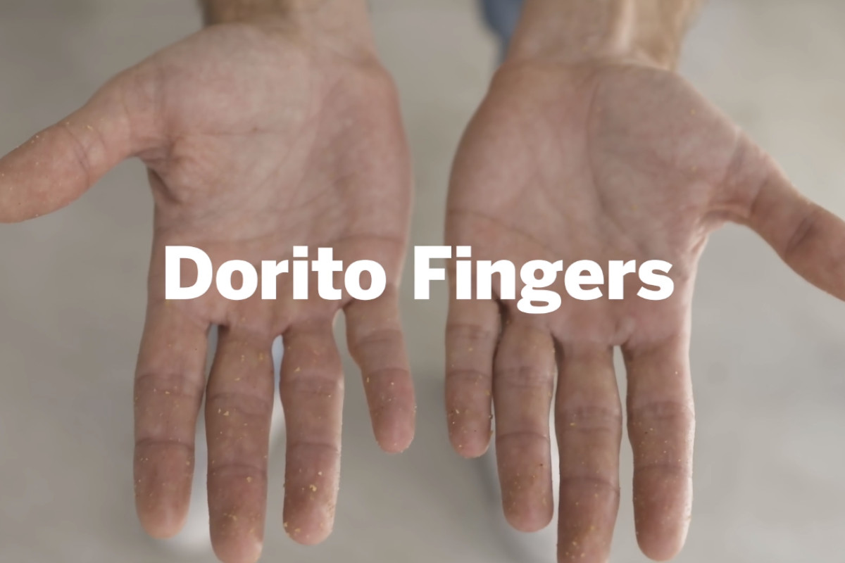 Um pacote de Doritos que funciona como toalha?
