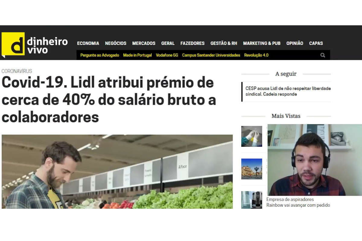 Lidl atribui prémio de cerca de 40% do salário bruto a colaboradores