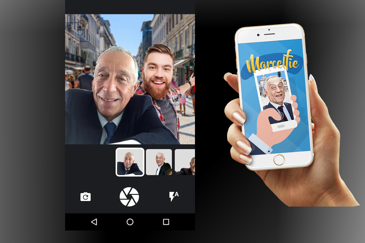 Uma app para obter uma selfie com o Presidente Marcelo?