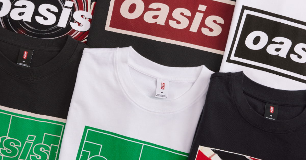 Levi’s celebra 30 anos de Oasis com coleção nostálgica