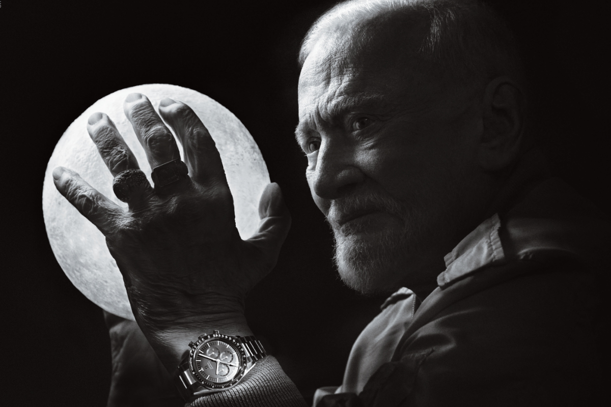 OMEGA lança campanha com astronauta Buzz Aldrin