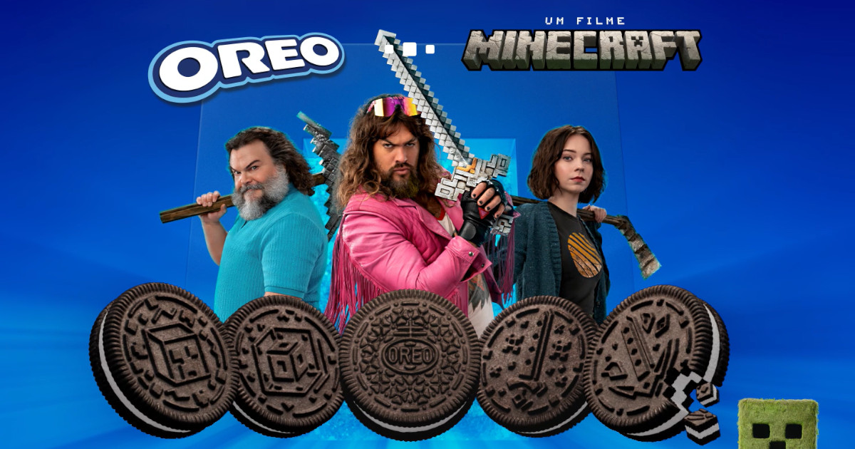 Biscoito Oreo cria bolachas de edição limitada para promover o filme Minecraft