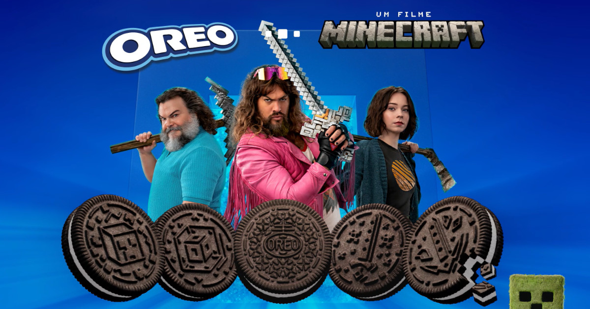 Minecraft Boxes Oreo Biscoito Oreo cria bolachas de edição limitada para promover o filme ...